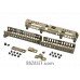 Zenitco Sport-4 Kit - CNC D16T Aluminum Handguard System for Full-Size AK-Pattern Carbines (415 mm Barrel, Bazis Rails, Black, Desert & Golden Khaki)
