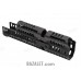 Zenitco Sport-8 Kit - Basis-Rail Handguard System for Saiga-308 (v.46 / v.61) Carbines (5-Sided Basis Rails, D16T Aluminum, Black & Desert)