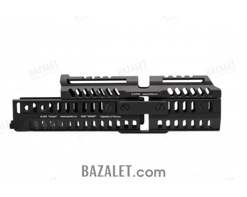 Zenitco Sport-8 Kit - Basis-Rail Handguard System for Saiga-308 (v.46 / v.61) Carbines (5-Sided Basis Rails, D16T Aluminum, Black & Desert)