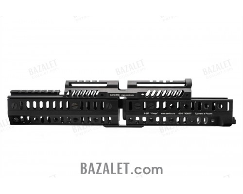 Zenitco Sport-8U Kit - Extended Basis-Rail Handguard System for Saiga-308 (v.61) Carbines (5-Sided Basis Rails, D16T Aluminum, Black & Desert)