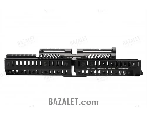 Zenitco Sport-8U Kit - Extended Basis-Rail Handguard System for Saiga-308 (v.61) Carbines (5-Sided Basis Rails, D16T Aluminum, Black & Desert)