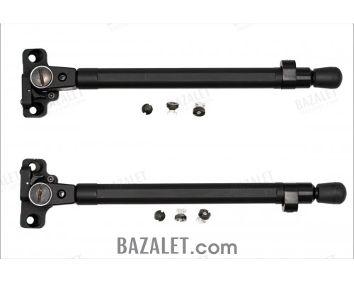 Zenitco Zhuk-2 Bipod - Folding Adjustable Side-Mount Bipod for Basis Rails & Picatinny (Ships with 4 Cam Clamps)