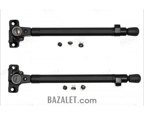 Zenitco Zhuk-2 Bipod - Folding Adjustable Side-Mount Bipod for Basis Rails & Picatinny (Ships with 4 Cam Clamps)