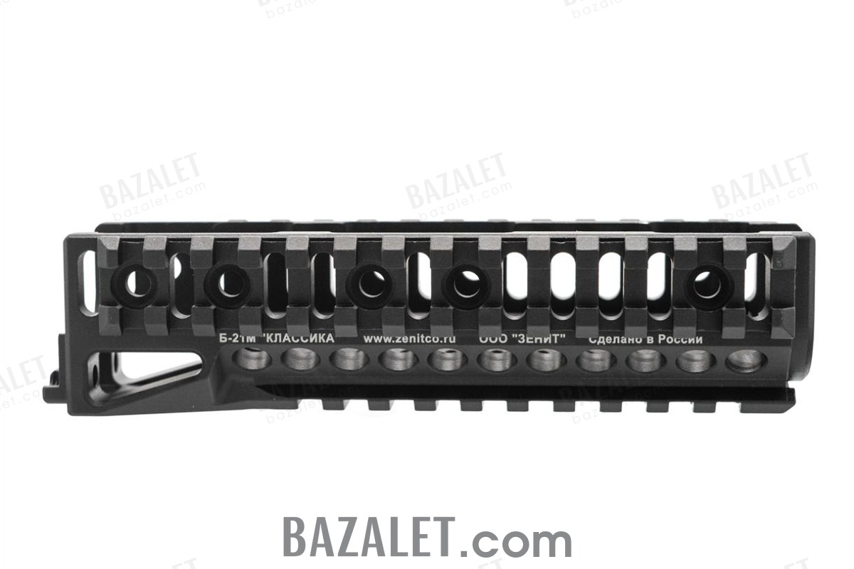 Zenitco B-21M Handguard Rail - CNC D16T Aluminum Three-Picatinny Handguard for Vityaz-SN / Saiga-9 / TR9 Paradox Carbines (Black, Desert & Golden Khaki)